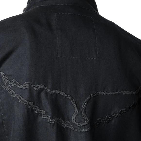 NEW ZADIG & VOLTAIRE kayaka lyocell jacket in noir - Picture 4 of 5